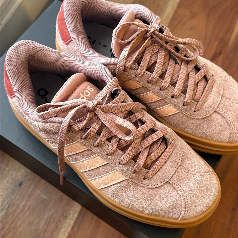 Adidas Platform Suede Shoes - Picture 3 of 9